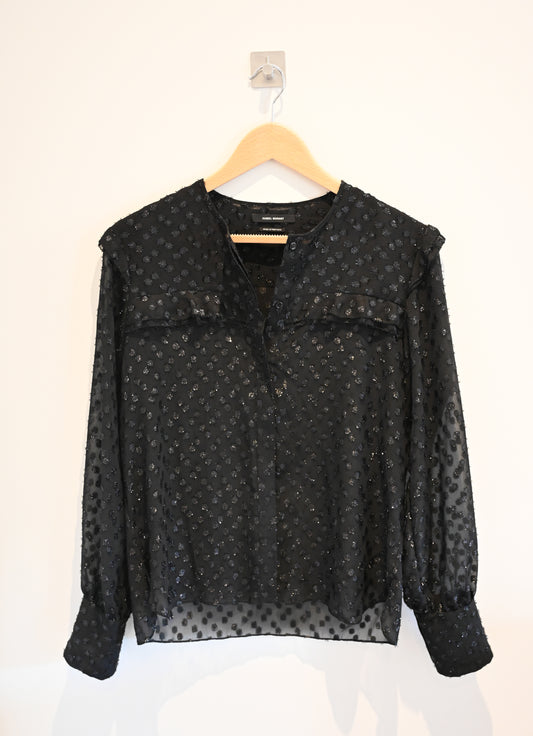 Isabel Marant black blouse