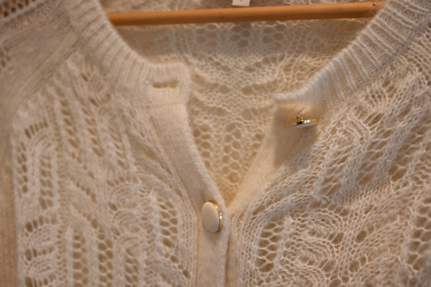 Sézane cream cardigan