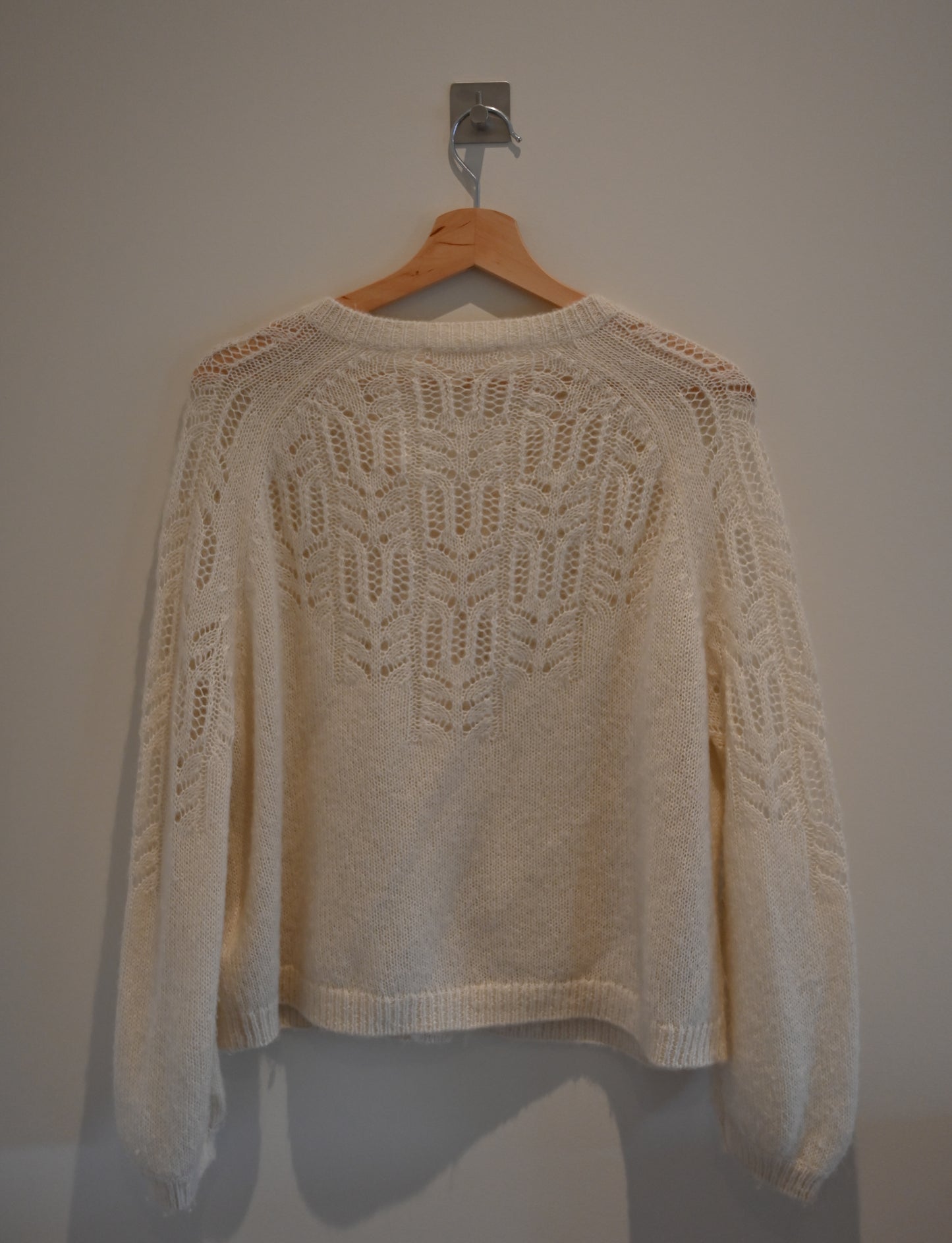 Sézane cream cardigan