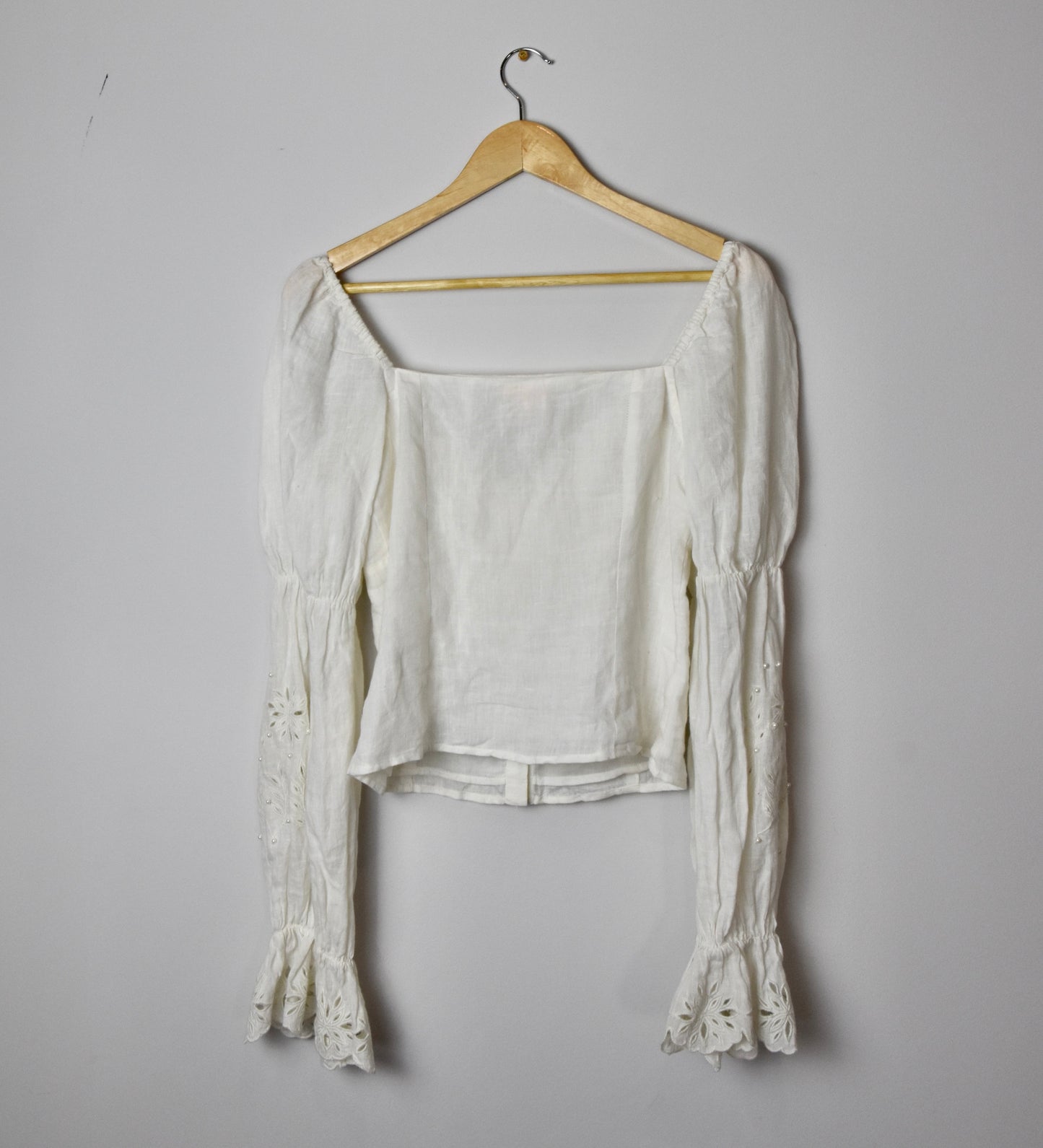 Boho linen blouse