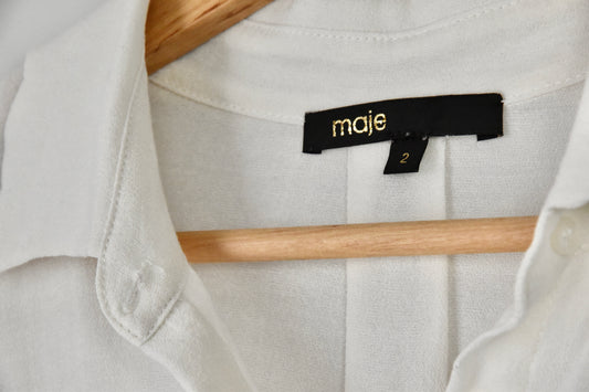 Maje off-white shirt