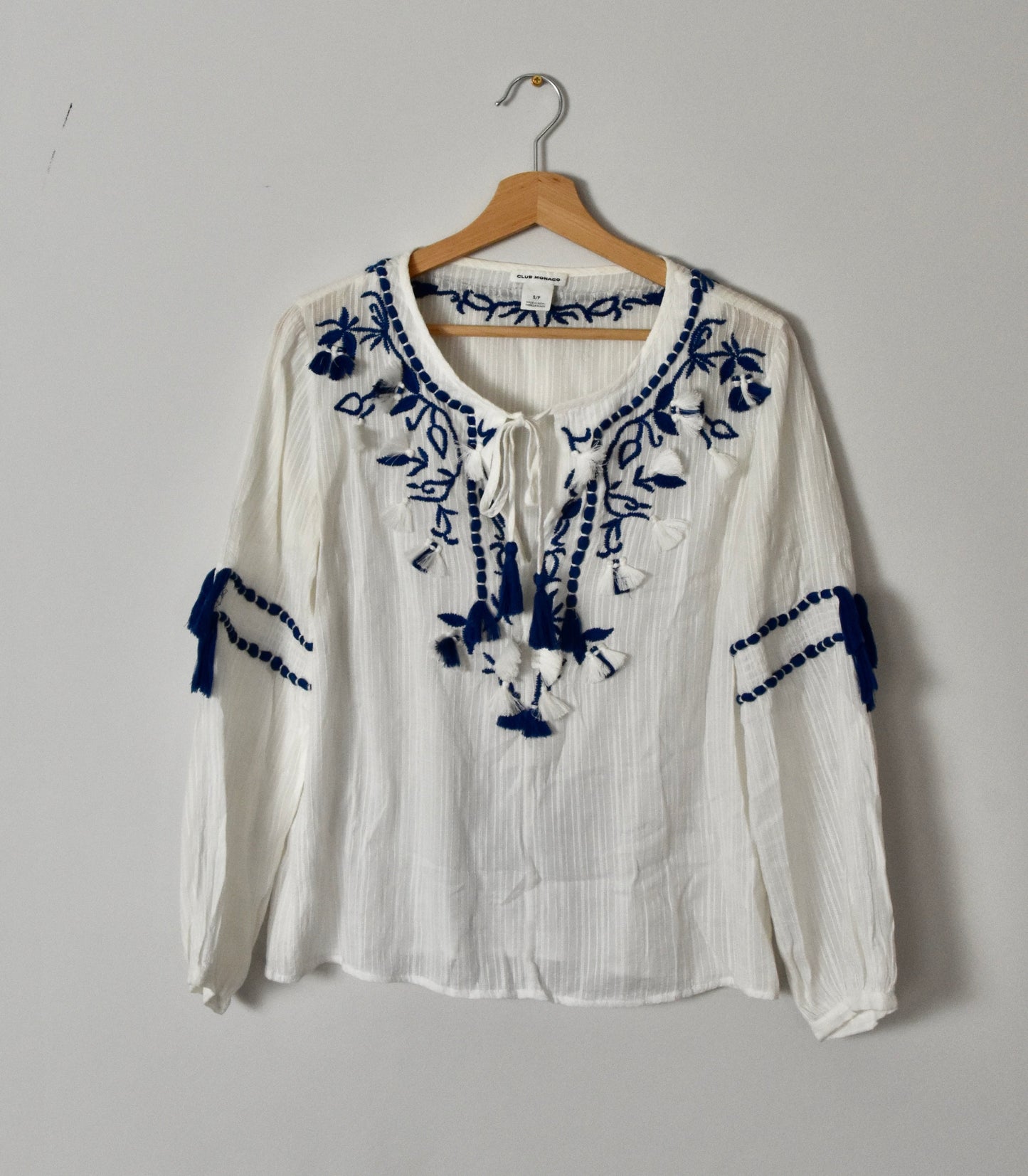 Club Monaco kaftan top