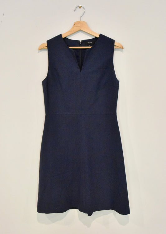 Theory navy shift dress