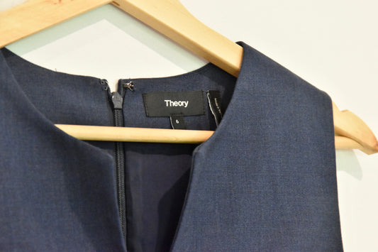 Theory navy shift dress