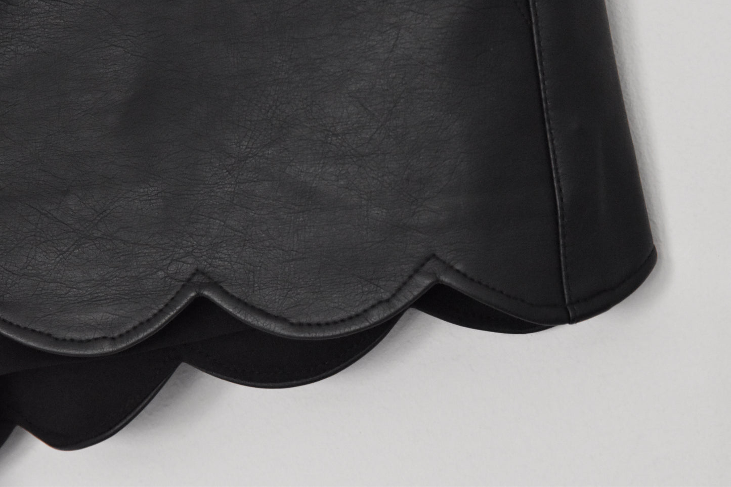 Club Monaco faux leather shorts