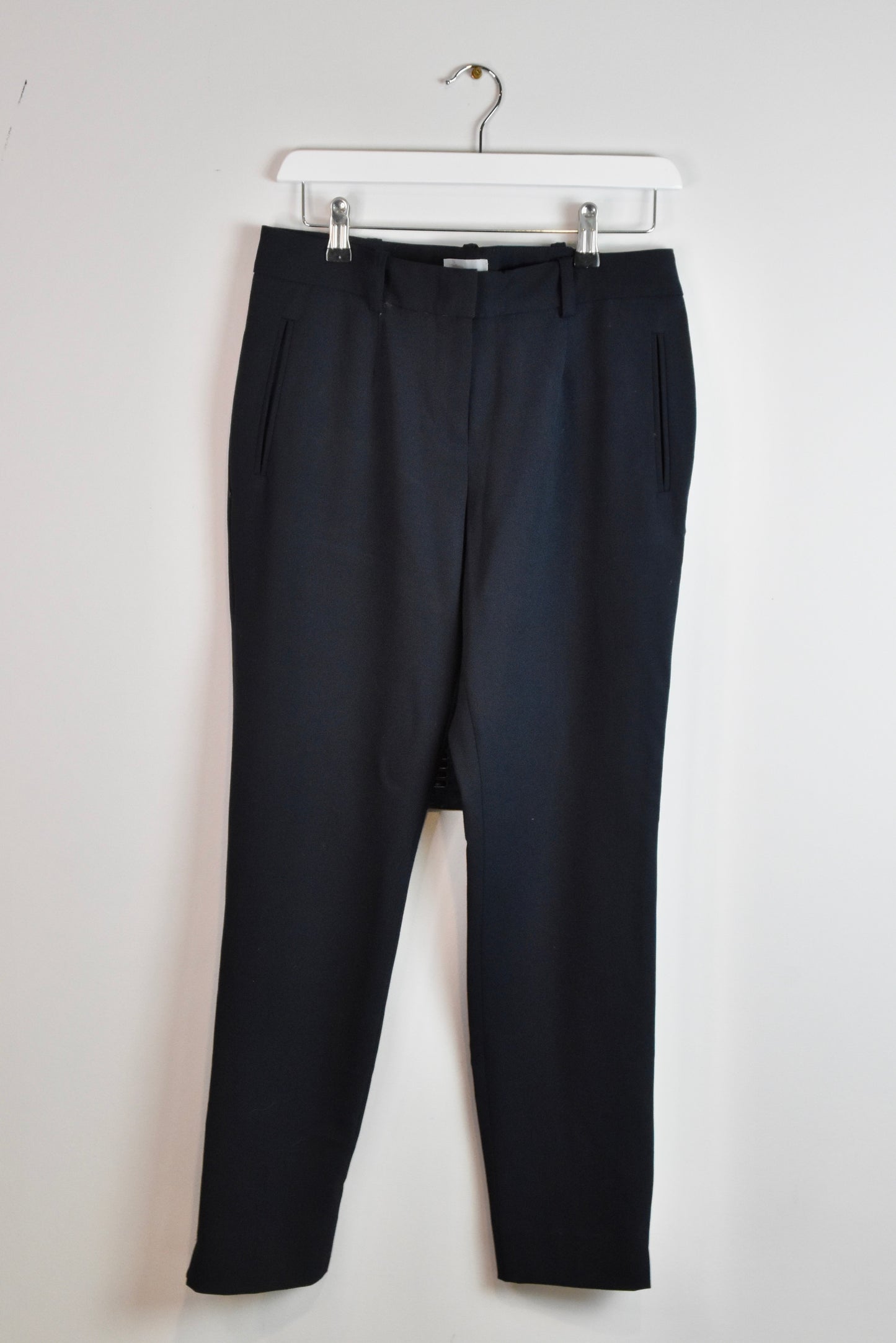 Jigsaw navy cigarette trousers