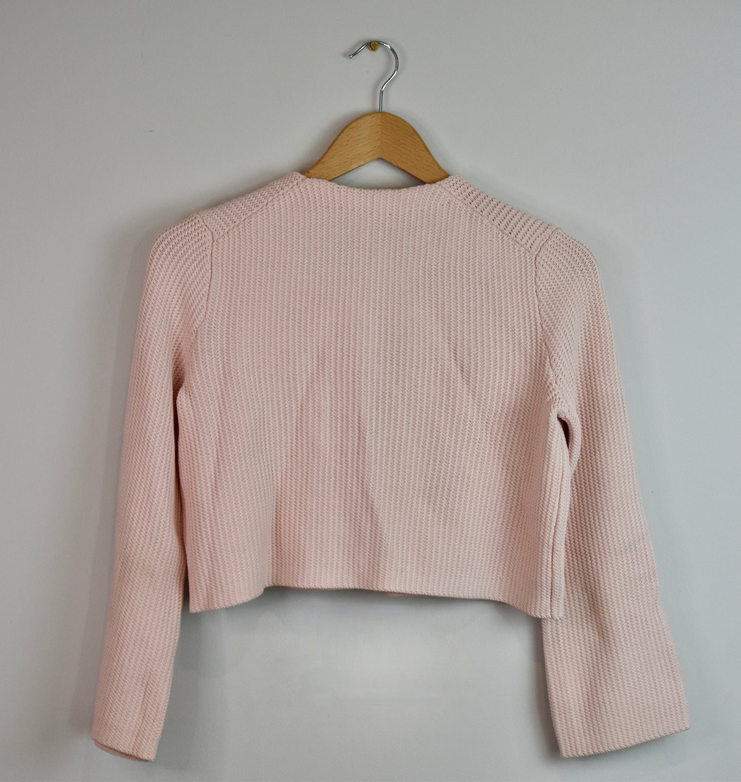 Maje baby pink cardigan