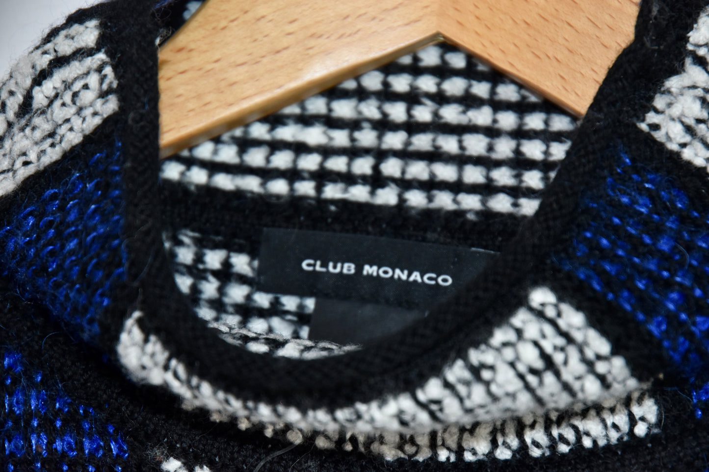 Club Monaco checked jumper