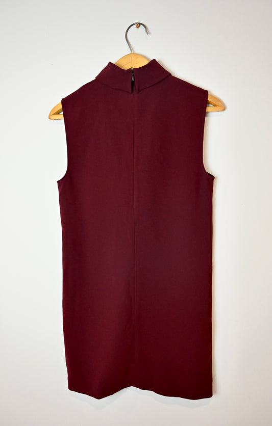 Theory burgundy shift dress