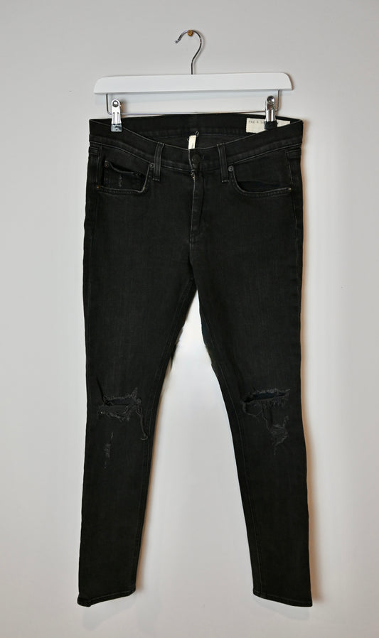 Rag and Bone skinny ripped jeans