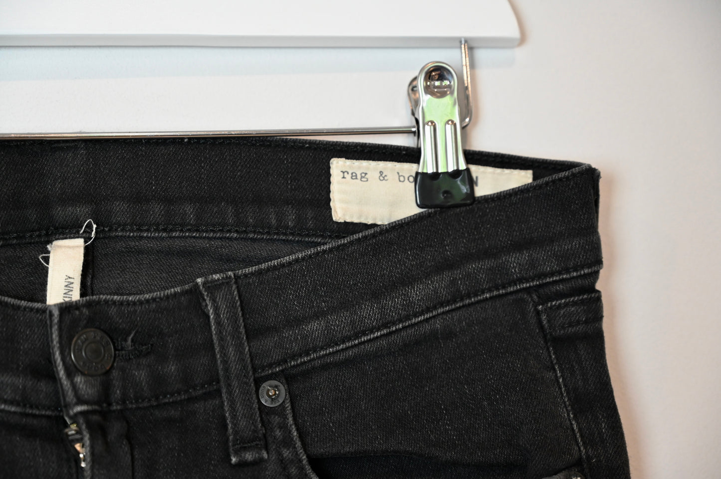 Rag and Bone skinny ripped jeans