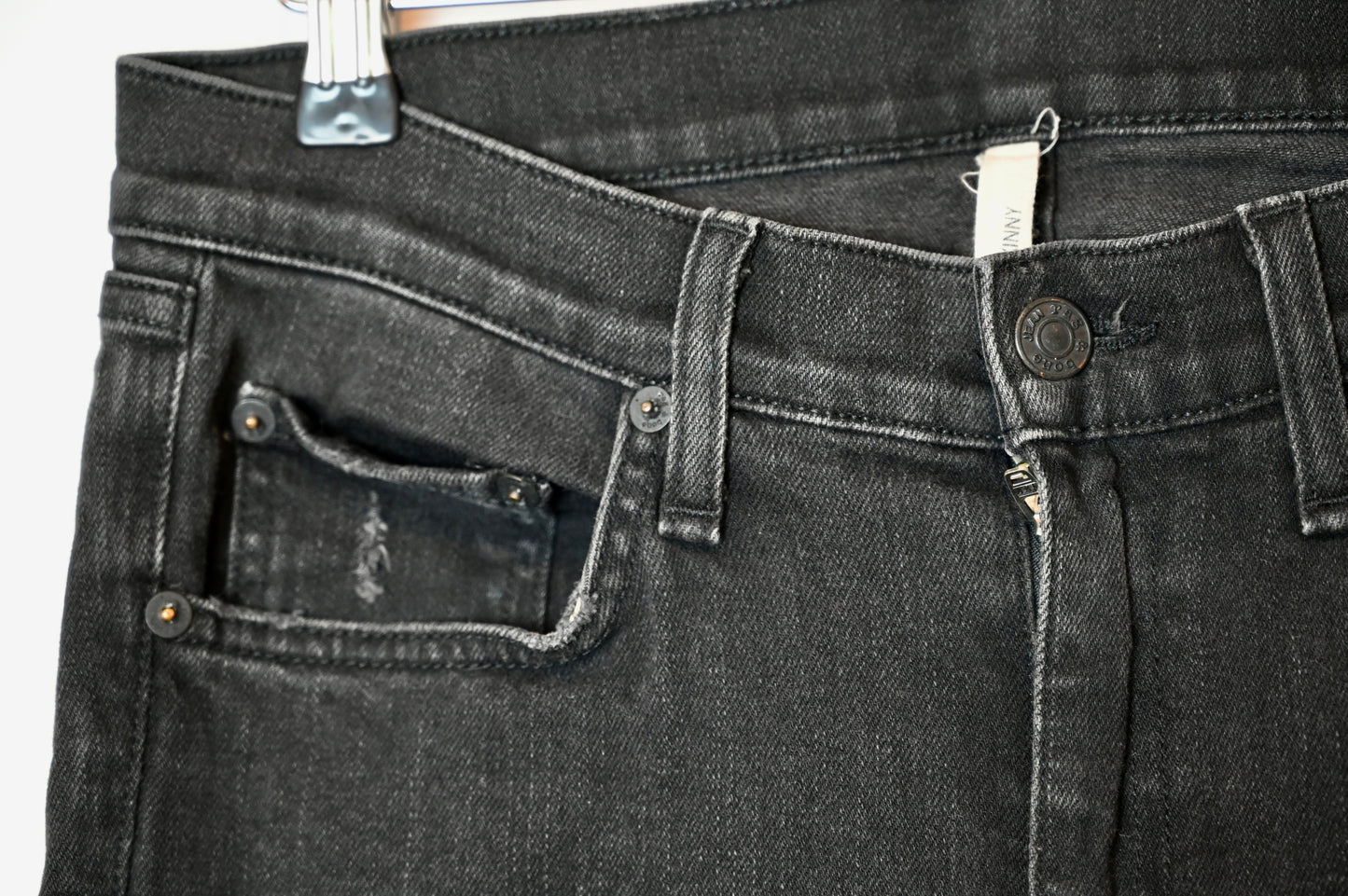 Rag and Bone skinny ripped jeans