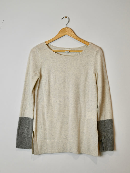 Club Monaco stone  cashmere jumper