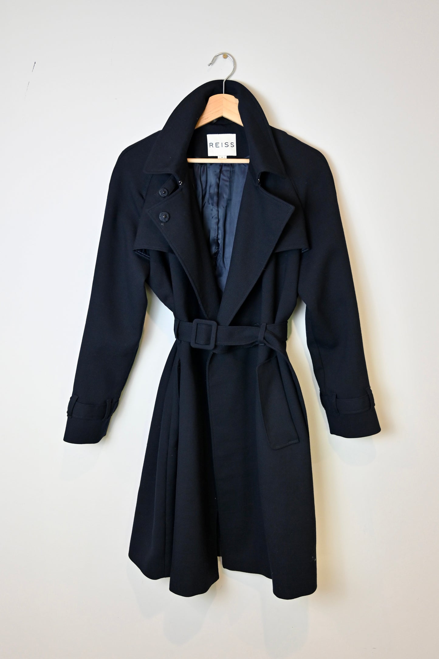 Reiss navy trench