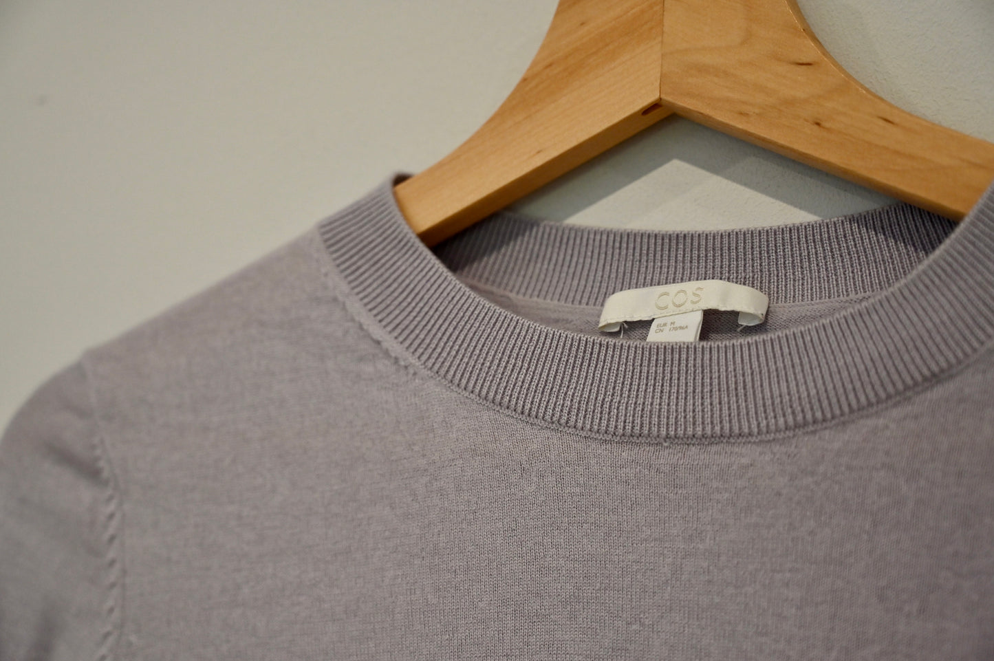 COS lilac sweater