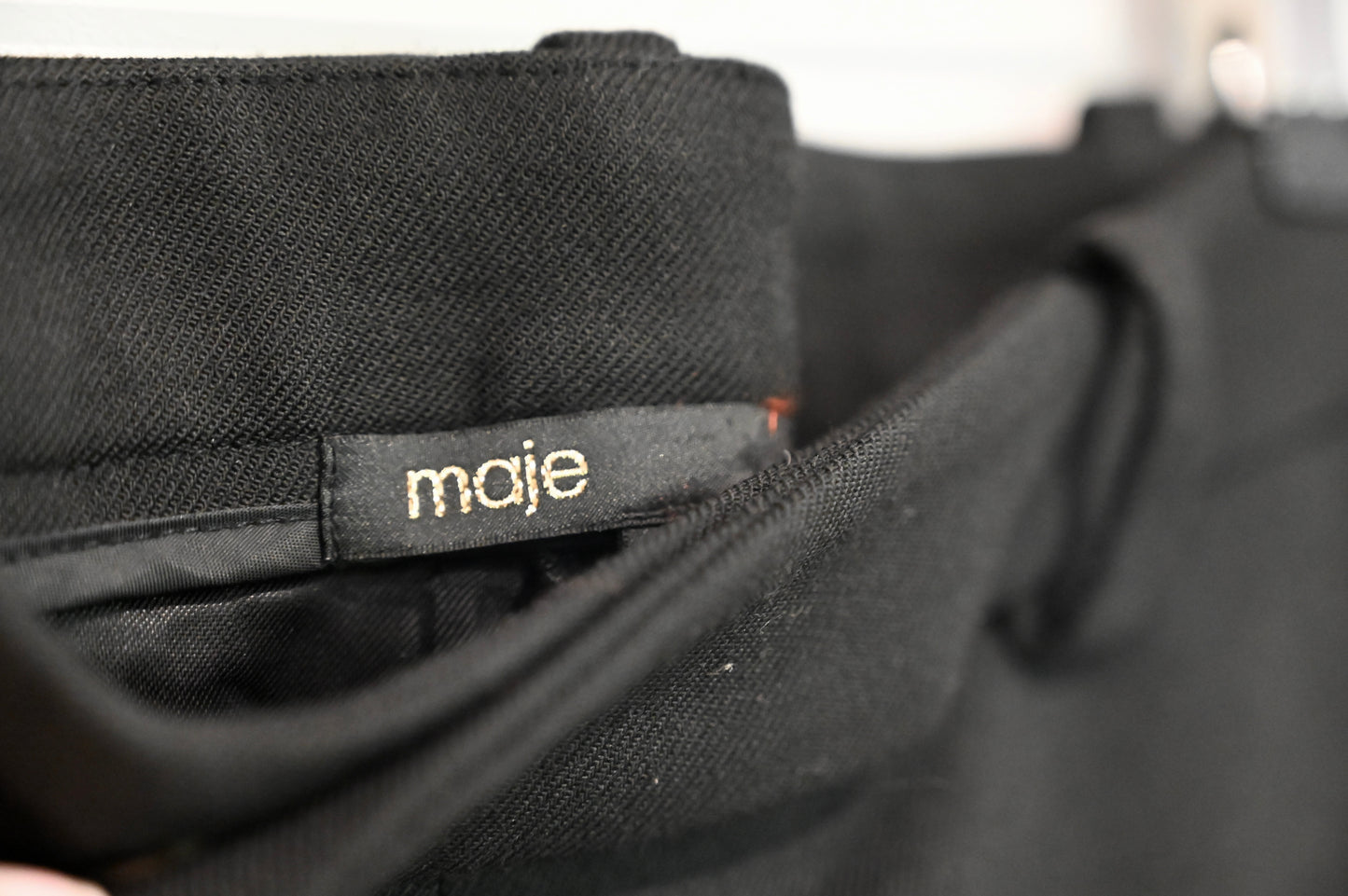 Maje black trousers