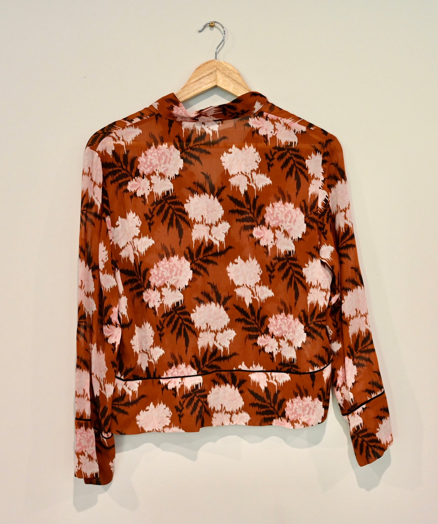 Ganni floral blouse