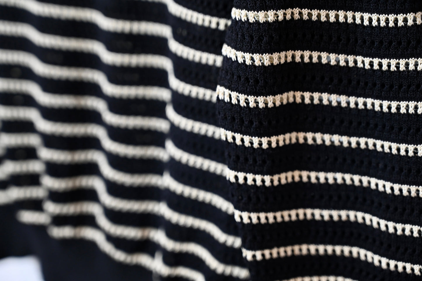 Sandro black and white jumper