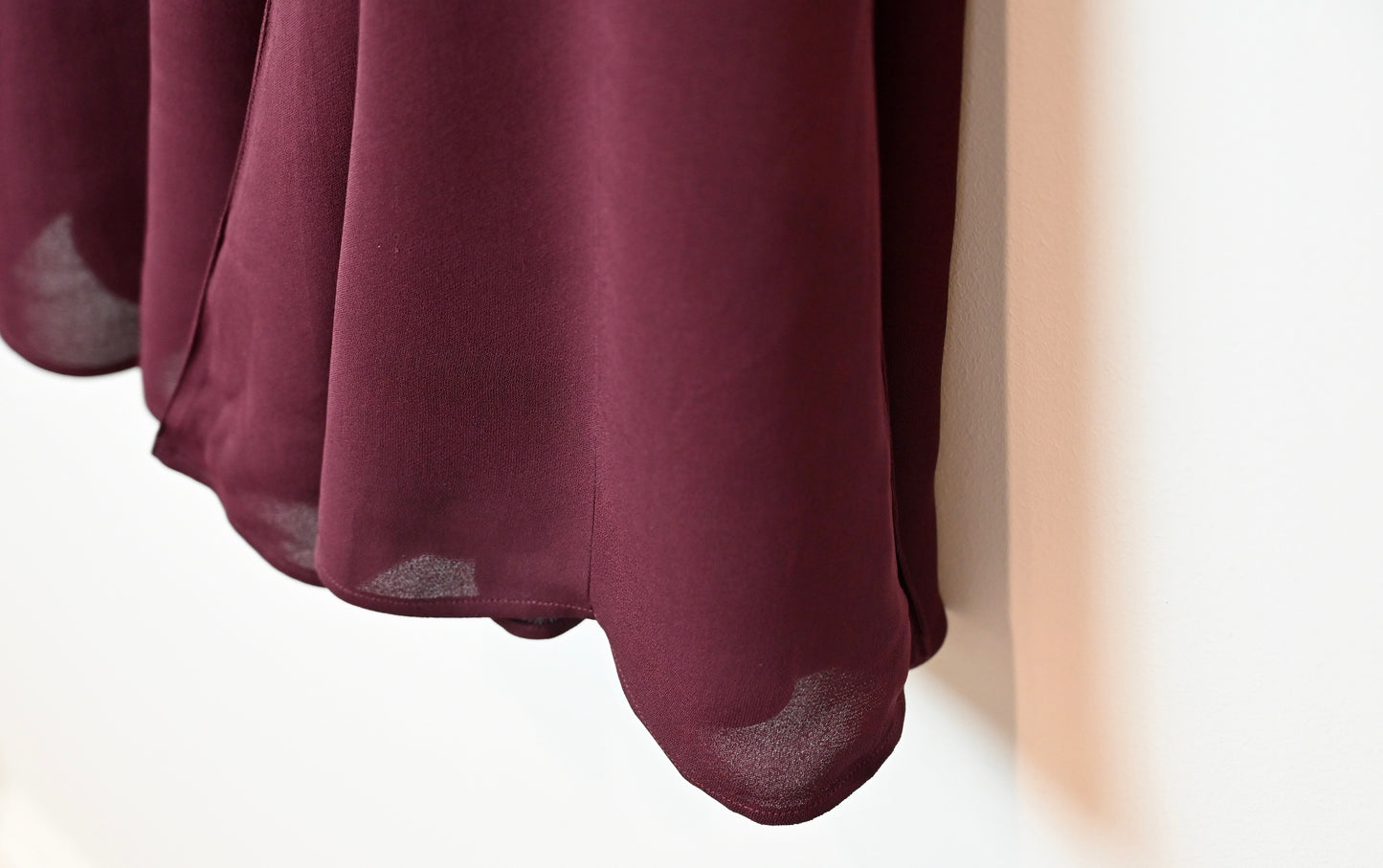 Massimo Dutti burgundy skirt