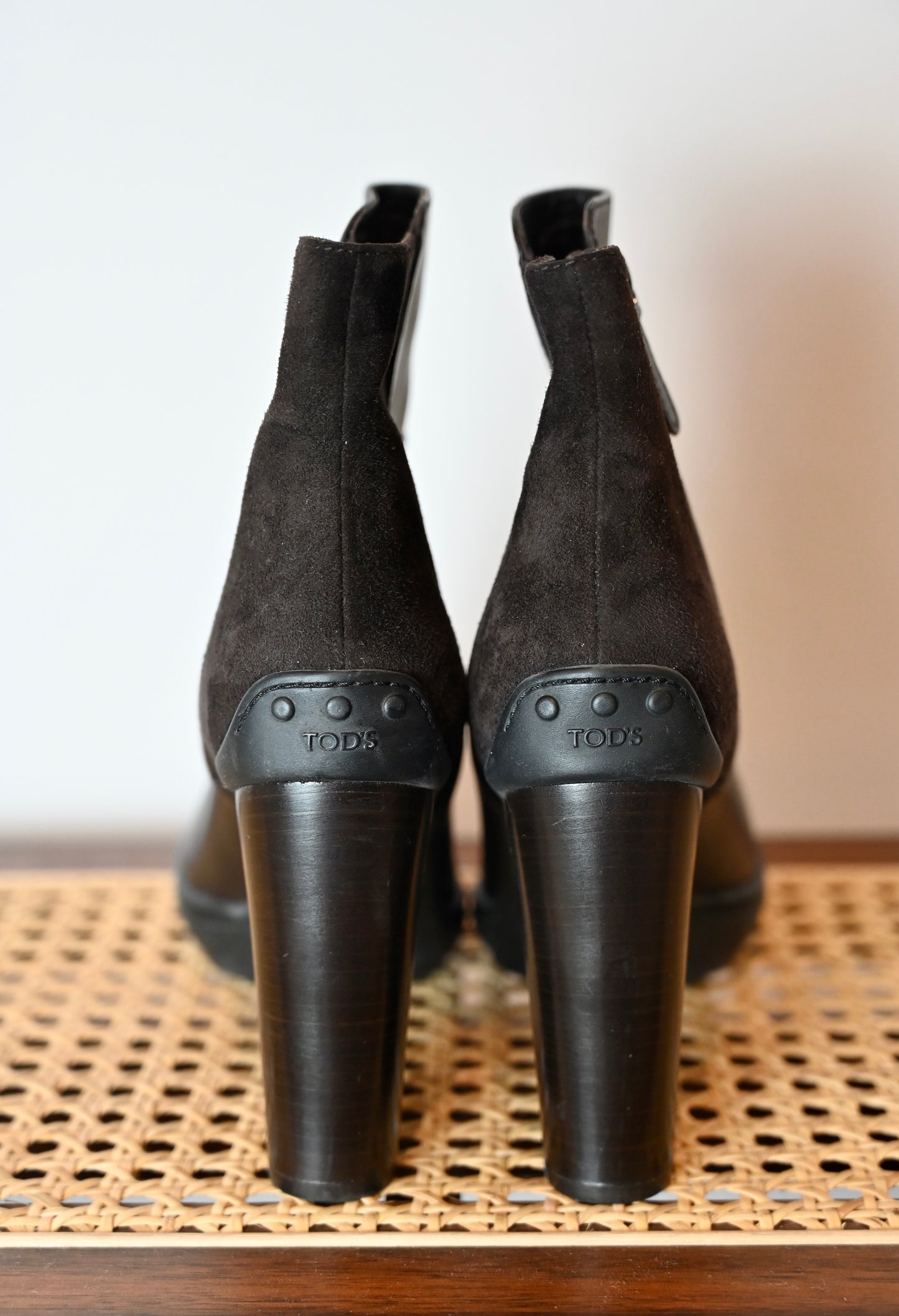 Tod's brown ankle boots