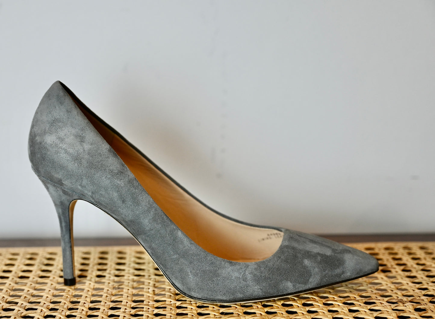 J Crew grey 'Elsie' heels
